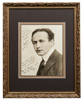 1919 Harry Houdini Signed Photo (PSA /DNA Mint 9)
